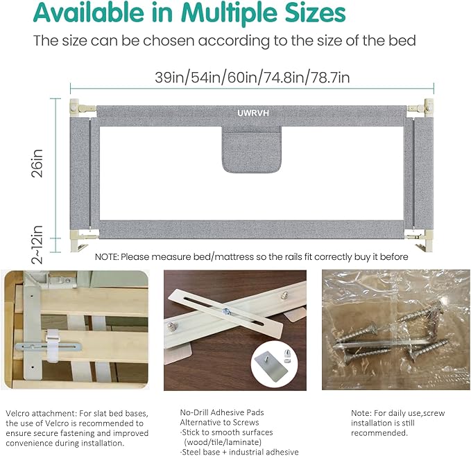 Bed Rails for Toddlers，Toddler Bed Rails，Bed Rail for Baby - Image 3