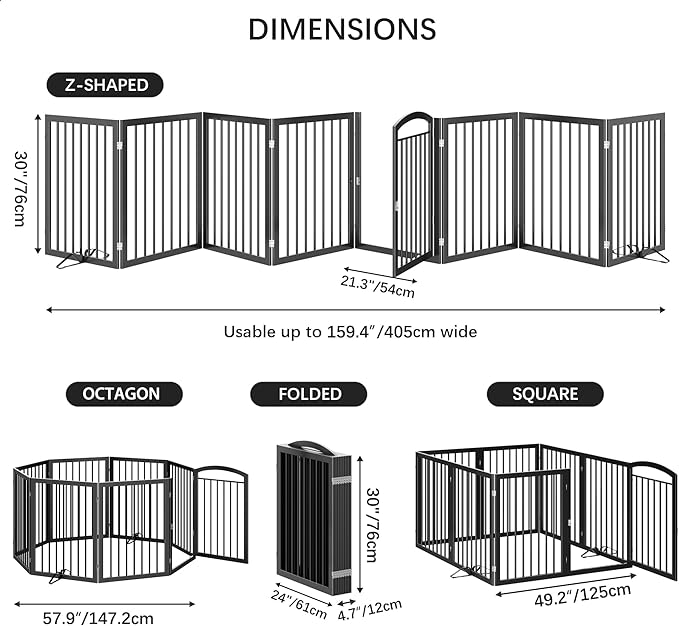 JSB 192-inch Extra Wide 30-inch Tall Dog gate - Image 2