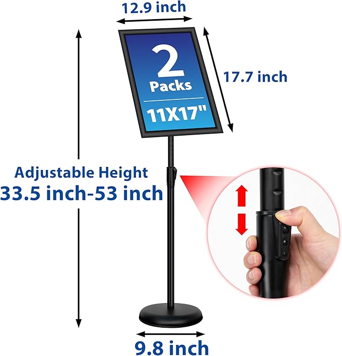 Adjustable Sign Holder Stand - Image 3