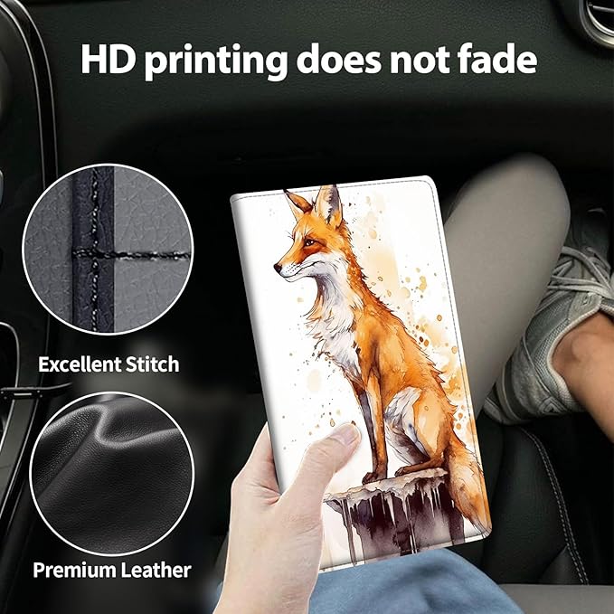 Car Registration and Insurance Holder, Leather Car Glove Box Organizer - Image 4