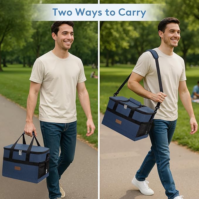 Lifewit Cooler Bag 30/50/60 Cans Collapsible and Insulated Large Lunch Bag - Image 6