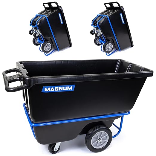 Tilt Truck, 1/2 Cu. Yd. Capacity Dump Cart by Unknown