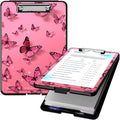 Clipboard with Storage, High Capacity Plastic Storage Clipboard with Pen Holder by Qindaiwen