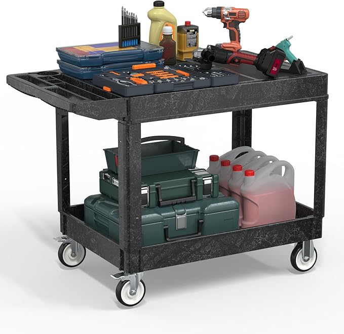 Heavy Duty Plastic Utility Cart by Thechoiceofanewgeneration
