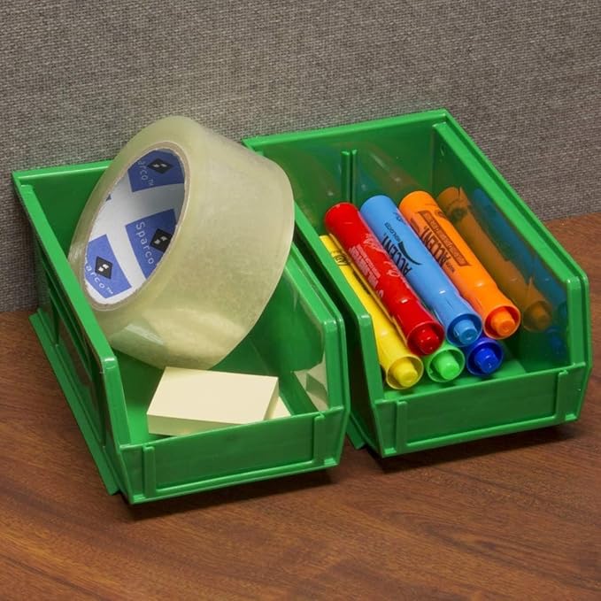 Akro-Mils 30220 AkroBins Plastic Storage Bins, Space-Saving Stackable Bins - Image 2