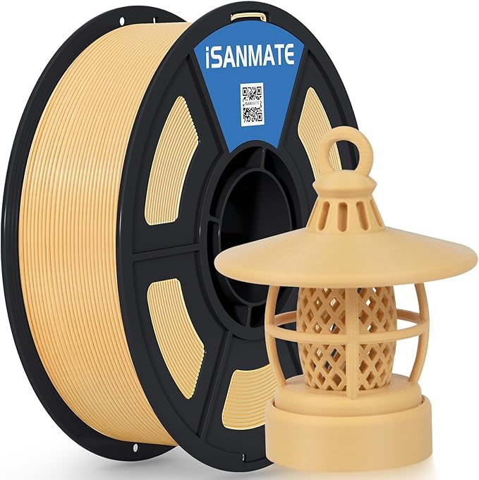 iSANMATE ASA Filament 1.75mm Almond White 1KG, UV & Weather Resistant 3D by iSANMATE