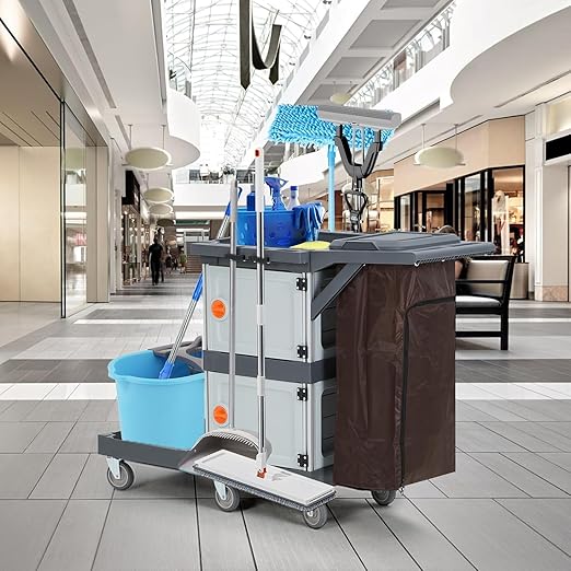 GarveeHome Commercial Janitorial Cart - Image 6