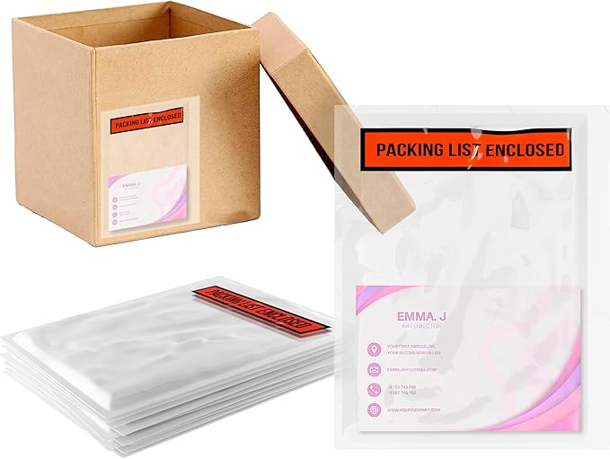 ABC Pack of 5000 Packing List Envelopes 4.5 x 6 Packing List Enclosed 4 1/2 x by ABCPackSupply%C2%AE