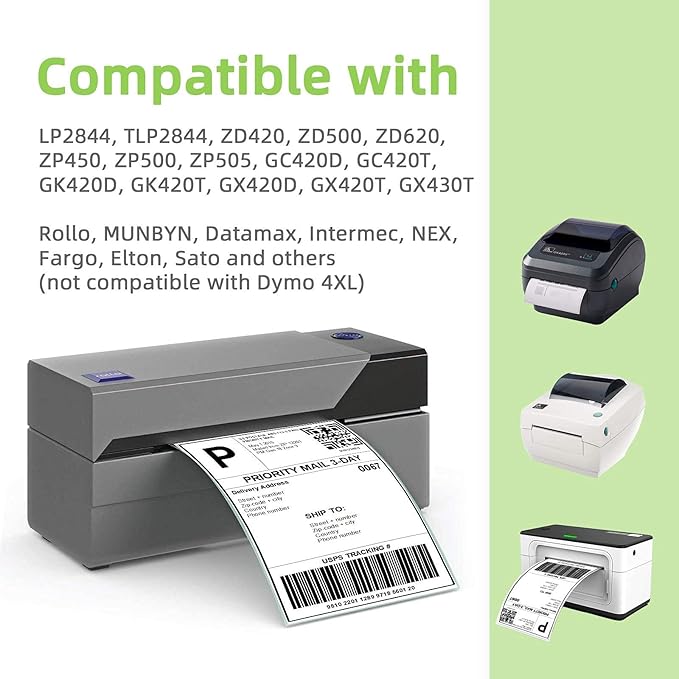 4" x 3" Direct Thermal Labels, Thermal Printer Labels - Image 6
