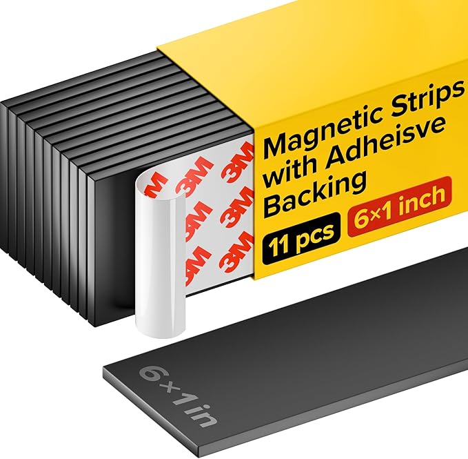Magnetic Strips with Adhesive Backing by X-betMAGNET