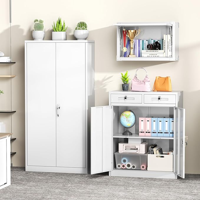 Greenvelly Metal Storage Cabinet - Image 2