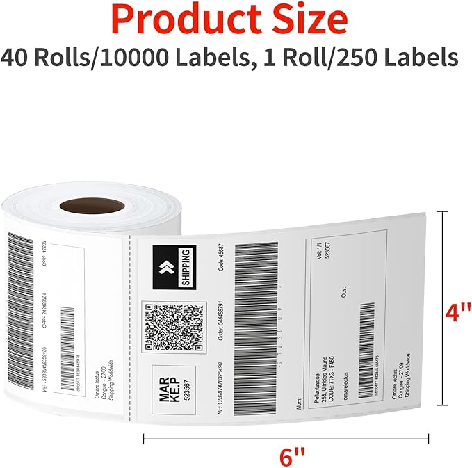 Thermal Labels 4x6 Roll - Image 3