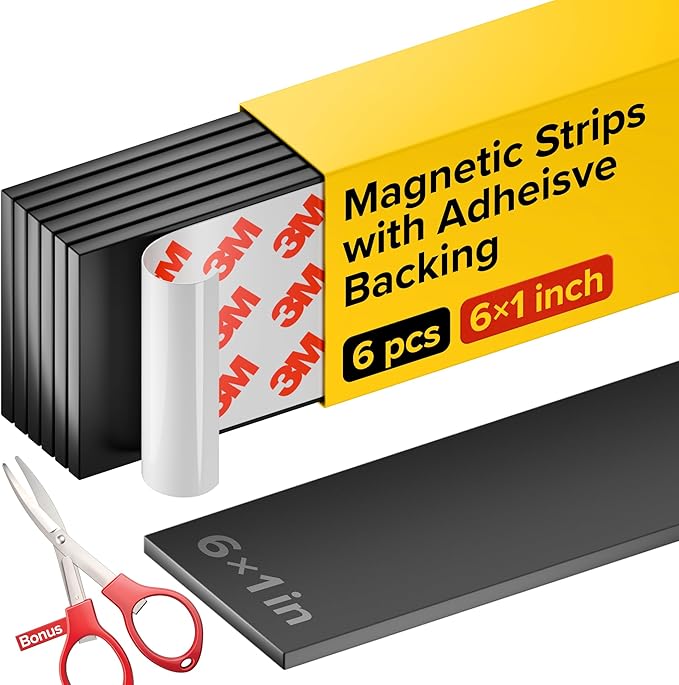 Magnetic Strips with Adhesive Backing by X-betMAGNET