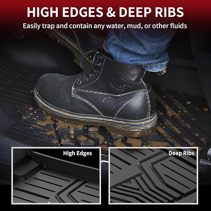LASFIT Floor Mats & Trunk Mat for Honda Odyssey 2026 2025 2024 2023 2022 2021 - Image 4