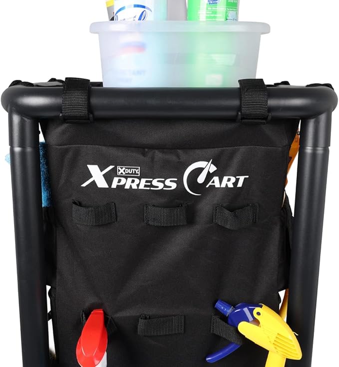 Multipurpose Rolling Janitorial Cart – Ideal - Image 5