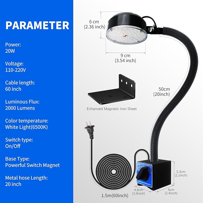Magnetic Work Light, LED Machine Light, Work Light - Image 5