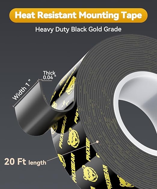 Double Sided Tape Heat Resistant Heavy Duty, Waterproof Outdoor Indoor - Image 2