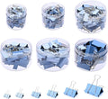 Temiary 208 Pcs Metal Binder Clips, Micro Binder Paperwork Clip, Morandi by Temiary