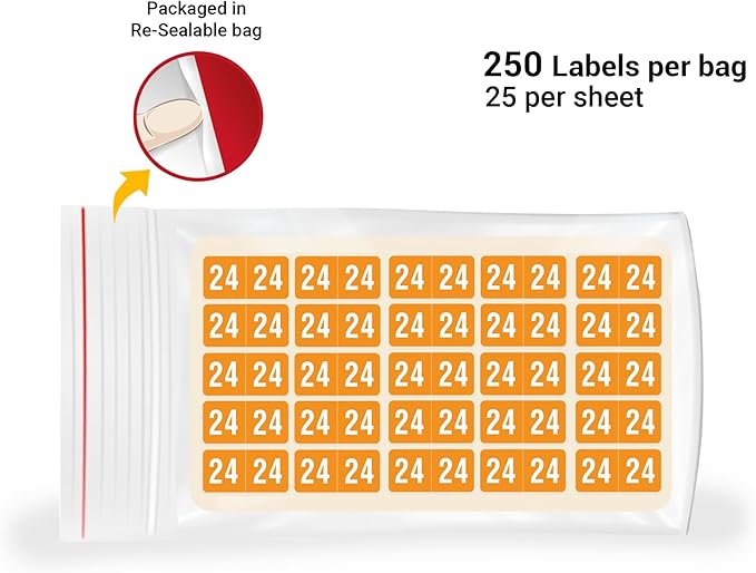 2024 MINI Year Stickers, Compatible - Image 3