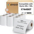 Hehua 10-Roll 1744907 with RFID Chip, 4 x 6 Direct Thermal Printer Shipping by Hehua