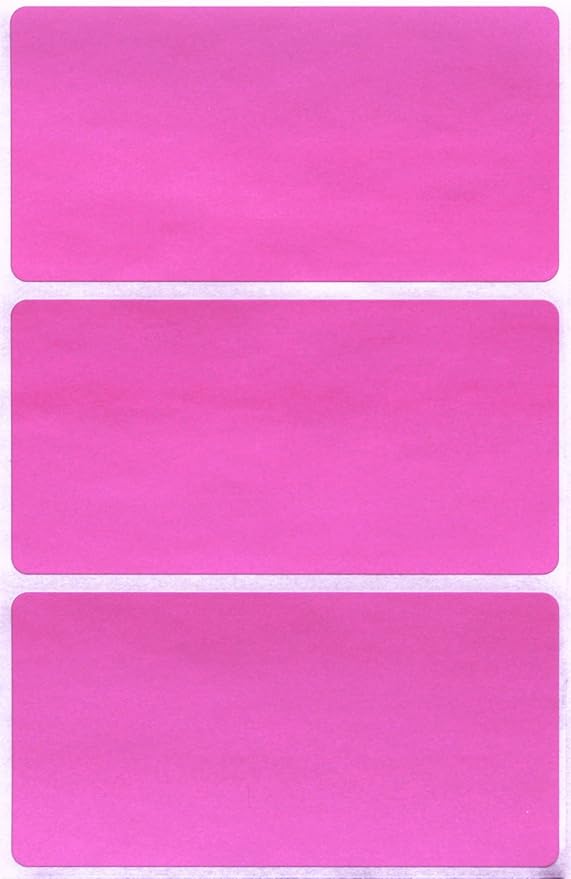 Royal Green 4" x 2" Blank Stickers to Write On Name Tags Color-Coding Labels by RoyalGreen