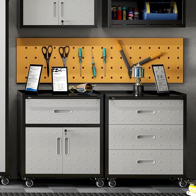 Metal Mobile Tool Storage Cabinet - Image 2