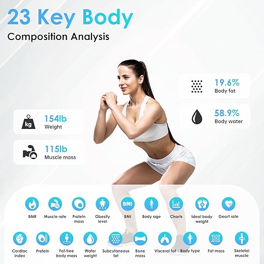 CLORIS Digital Bathroom Scale FSA&HSA Eligible - Image 3