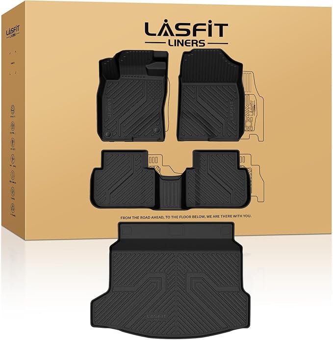 LASFIT Floor Mats & Trunk Mat for 11th Gen Honda Civic Hatchback 2026 2025 2024 by LASFIT