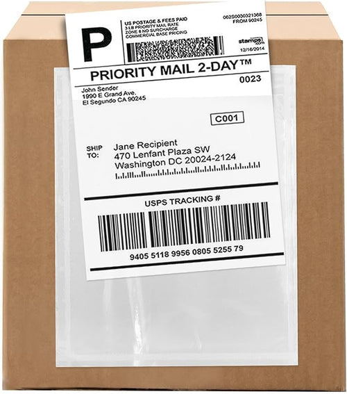 2000 Count 4.5" x 6" Shipping Label Envelopes, Top Loading by GPI+POLY