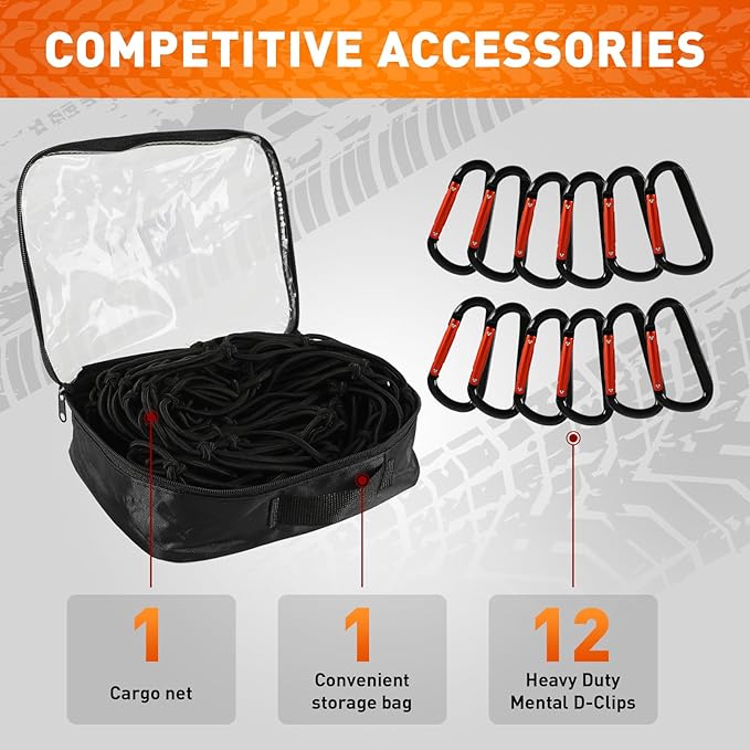 Heavy Duty Cargo Net for Pickup Truck Bed - Image 3
