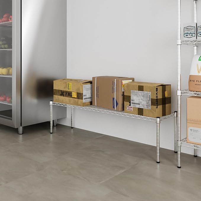 14" Deep x 54" Wide x 14" Height Wire Shelving Kit | 1-Tier | NSF Commercial - Image 6