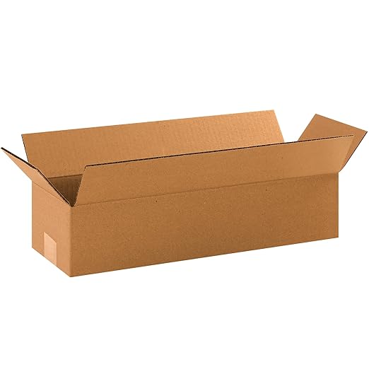 BOX USA Shipping Boxes 18"L x 6"W x 4"H 25-Pack Long Corrugated Boxes by BOXUSA