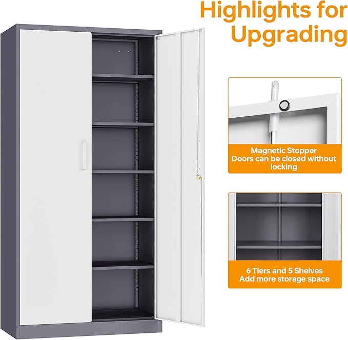 STANI Metal Garage Storage Cabinet - Image 7