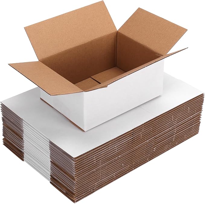 25 Pack Small Shipping Boxes 7x5x3 Inches by Wtrgas
