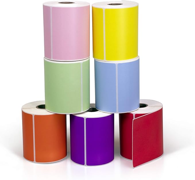 4" X 6" Direct Thermal Perforated Stickers Labels - Image 5