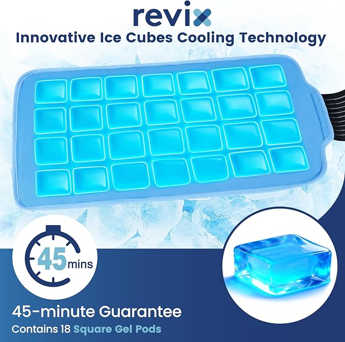 REVIX Large Ice Packs for Injuries Reusable, 45-Minute Long-Lasting Cold Therapy - Image 3