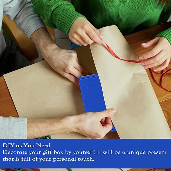 15 Pcs Royal Blue Cardboard Boxes Shipping Boxes, Recyclable Colored Corrugated - Image 5