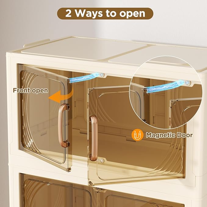 102QT Plastic 5 Tier Storage Bins - Image 3