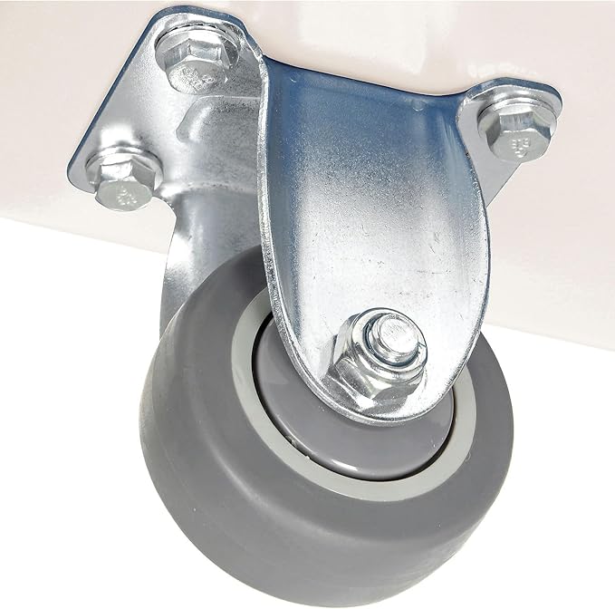 Global Industrial 6 Bushel Plastic Bulk Box Truck, Direct Mount Base, 500 lbs. - Image 7