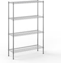 14" Deep x 42" Wide x 64" Height Wire Shelving Kit | 4-Tier | NSF Commercial by Regal+Altair