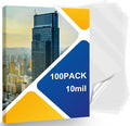 100 Pack 9x11.5inch 10mil Letter Size Laminating Sheets Thermal Laminating by XUWAIDSGN