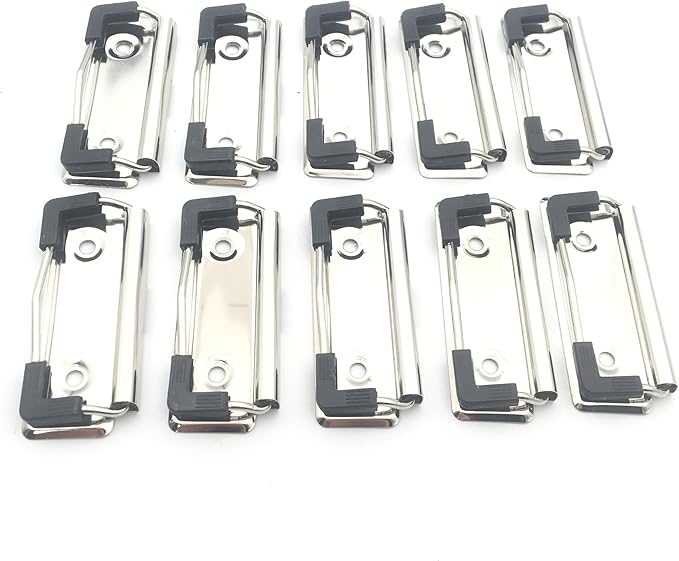 Shuokecrafts10 Pack Metal Clipboard Clips by shuokecrafts