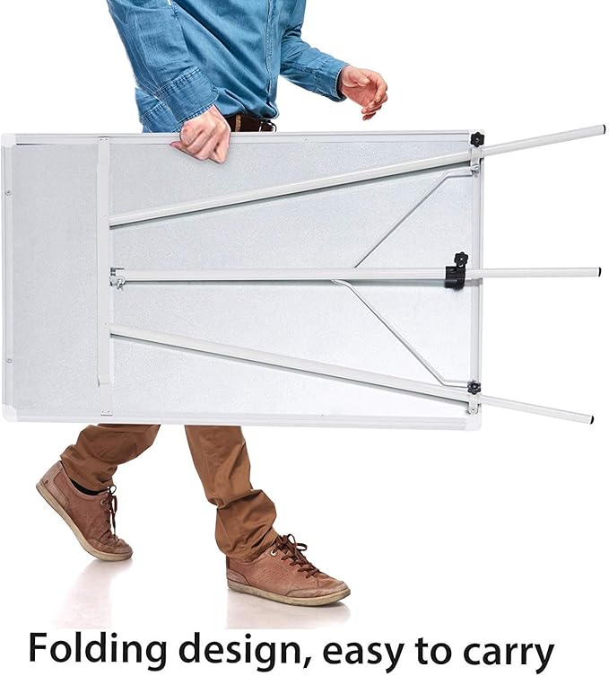 2-Pack Magnetic Dry Erase Easel Set – 36" x 24" Adjustable Height Whiteboard - Image 8