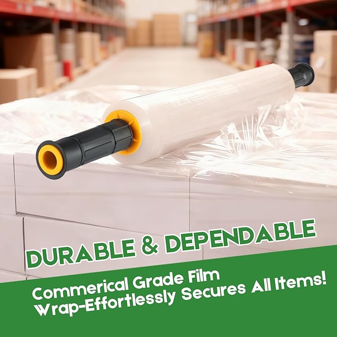 Stretch Wrap 15"x1000 Feet Stretch Film Shrink Wrap Packing Moving Suppliers - Image 6