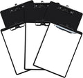 Black Clipboard with Pen Holder, Hanging Clip boards Holds 8.5x11 Inch Papers by FRETONBA
