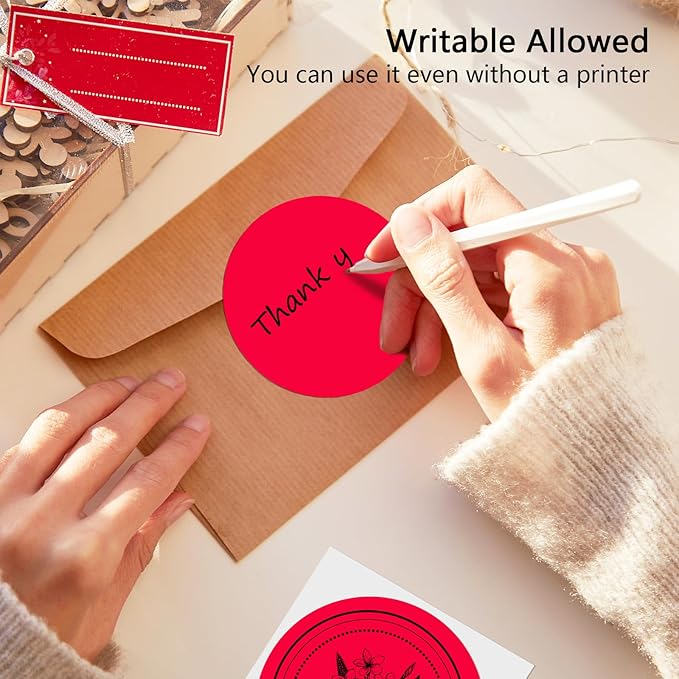 3 X 3 Inch Round Thermal Labels Circle Color Coding Labels Printable Waterproof - Image 5
