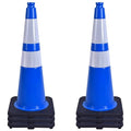 OrangeStar 6-Pack 28" Traffic Cones, Heavy Duty Base by OrangeStar