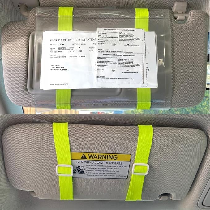 Car Registration and Insurance Holder Visor by StuartPromotionalProducts
