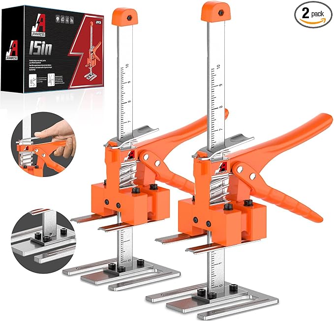 Labor Saving Arm Jack Handle 2 Pack, 15 in Construction Jack, Load 440LBS by JANNIRESS
