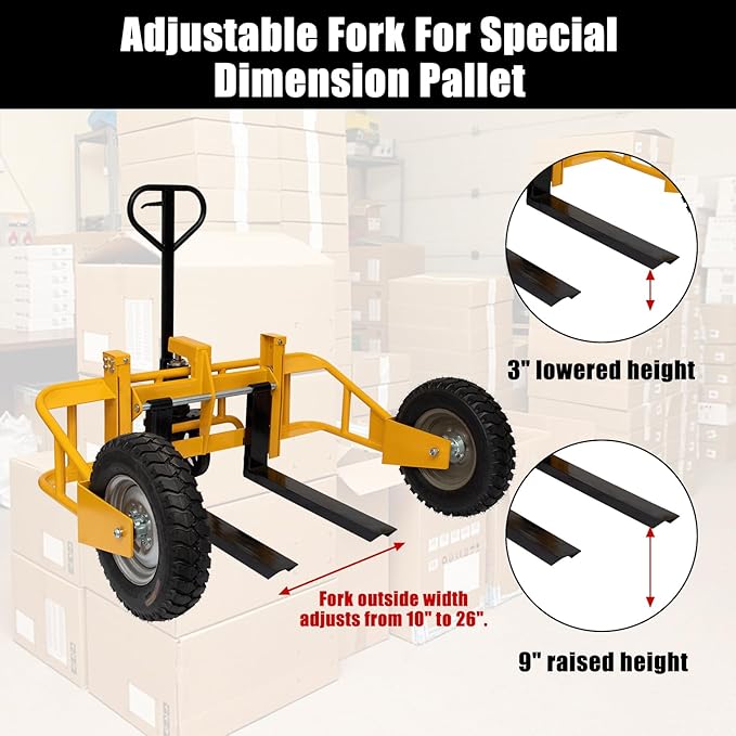 All Terrain Manual Pallet Truck - Image 3